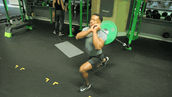 Hack Squat with Landmine (Split Stance)