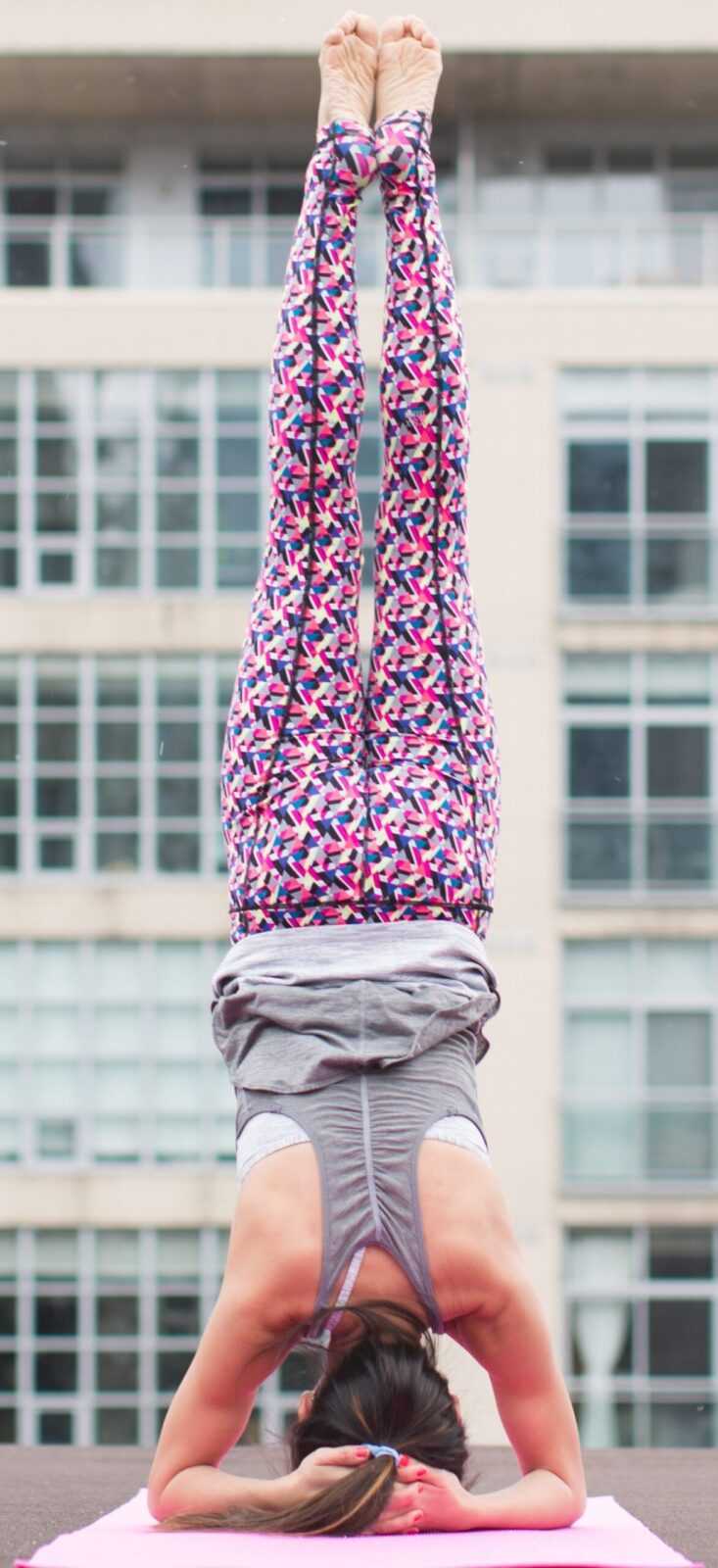 Shirshasana Yoga para ganho de peso