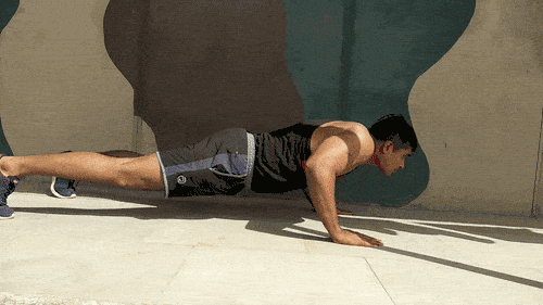 Variasi Push Up Spiderman