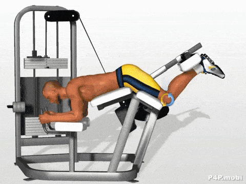 Latihan kaki keriting kaki untuk kaki yang kuat