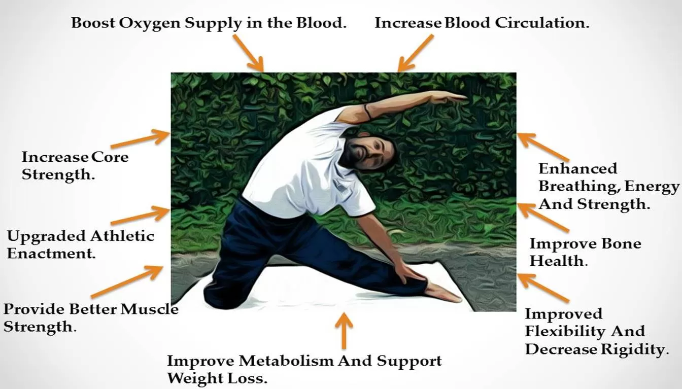 Yoga benéfico para a construção muscular