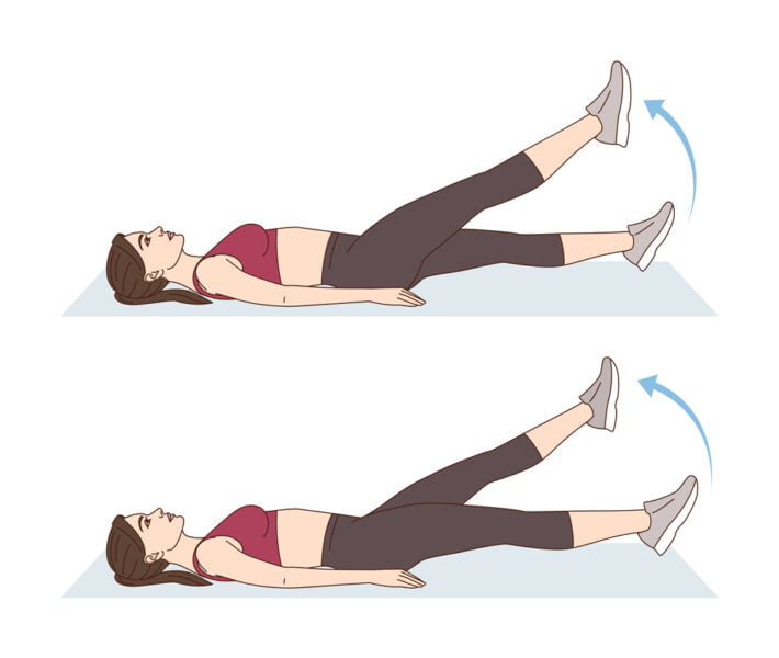 Tesoura chuta para se livrar do espaço da coxa