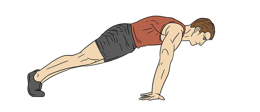 Pushup pegangan terbalik