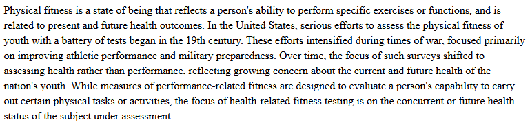 دراسة حول كيفية تحديد ما إذا كان الشخص يتمتع بصحة جيدة أم لا