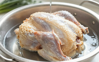 Lavar o frango é seguro