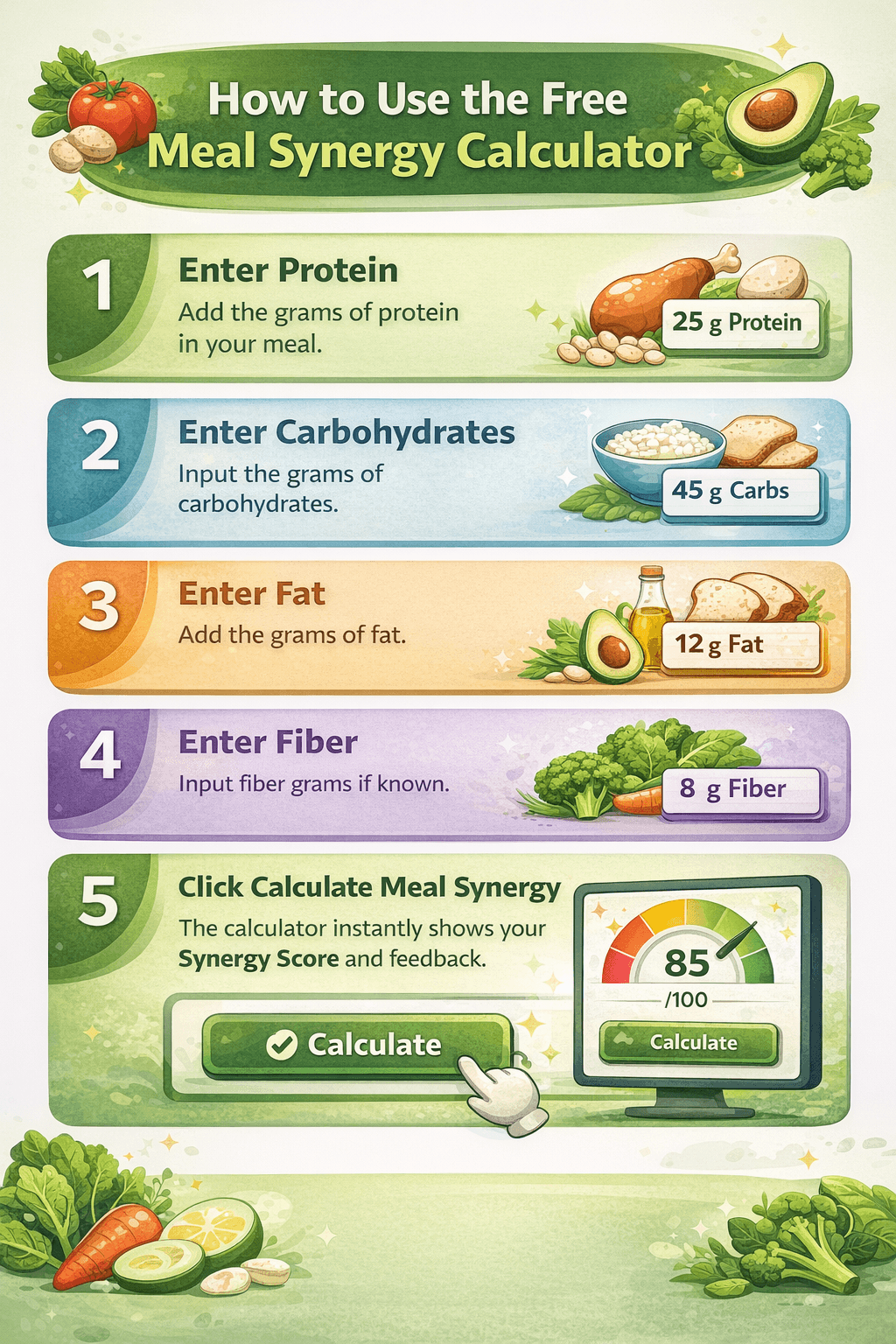Free Meal Synergy Calculator – Balance Your Meals for Better Health ...