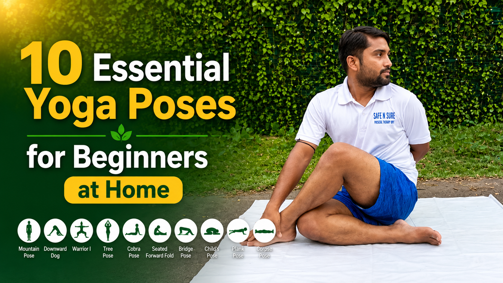 10 Pose Yoga Penting untuk Pemula di Rumah