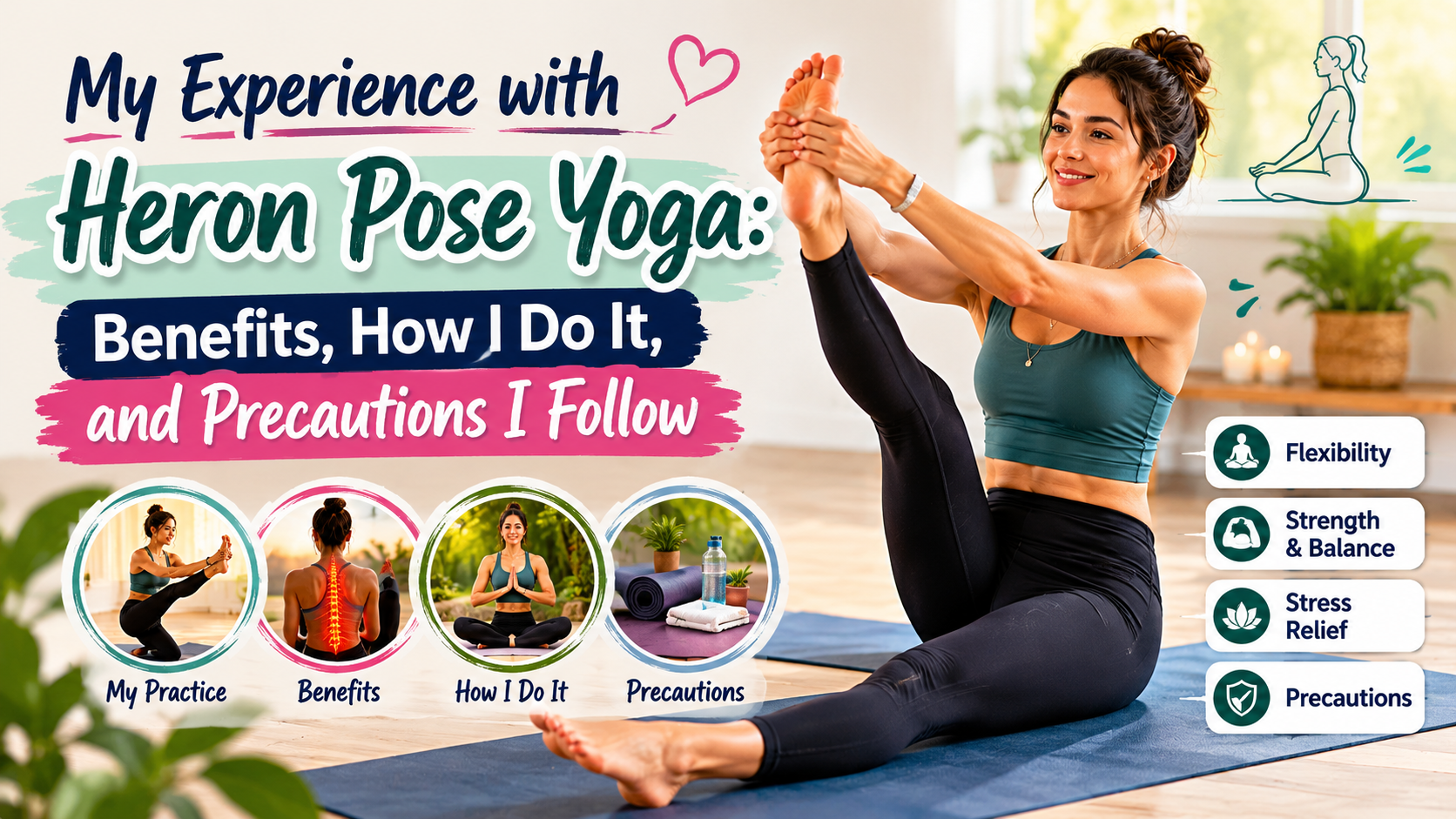 Heron Pose Yoga