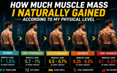 How Much Muscle Mass I Naturally Gained According to My Physical Level? How Much Muscle Mass I Naturally Gained According to My Physical Level