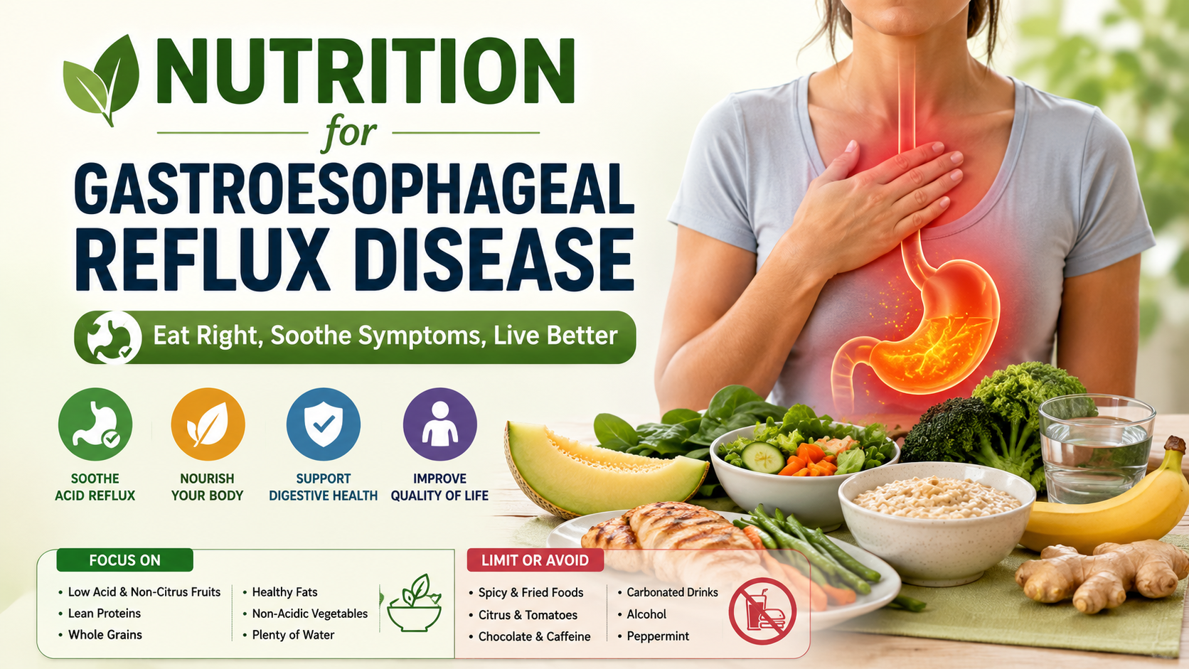 Nutrição para doença do refluxo gastroesofágico