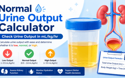 Normal Urine Output Calculator