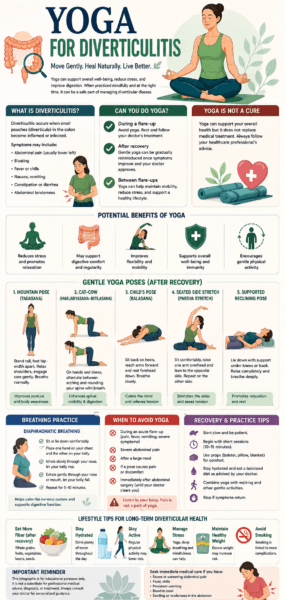 Yoga for Diverticulitis info